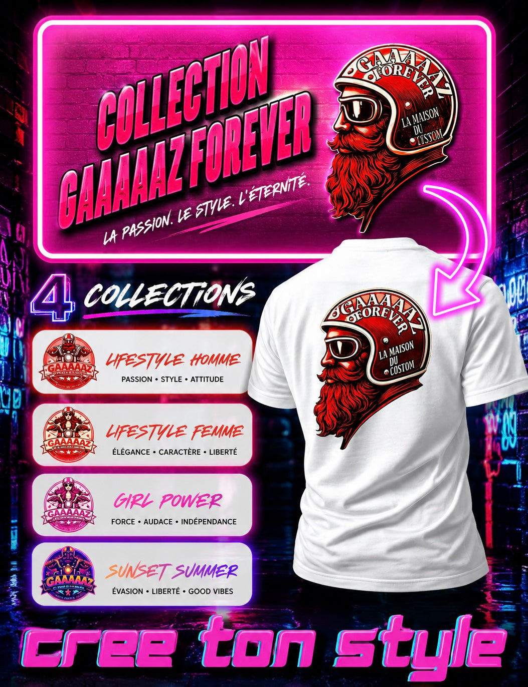 collection T-Shirt GAAAAAZ Forever