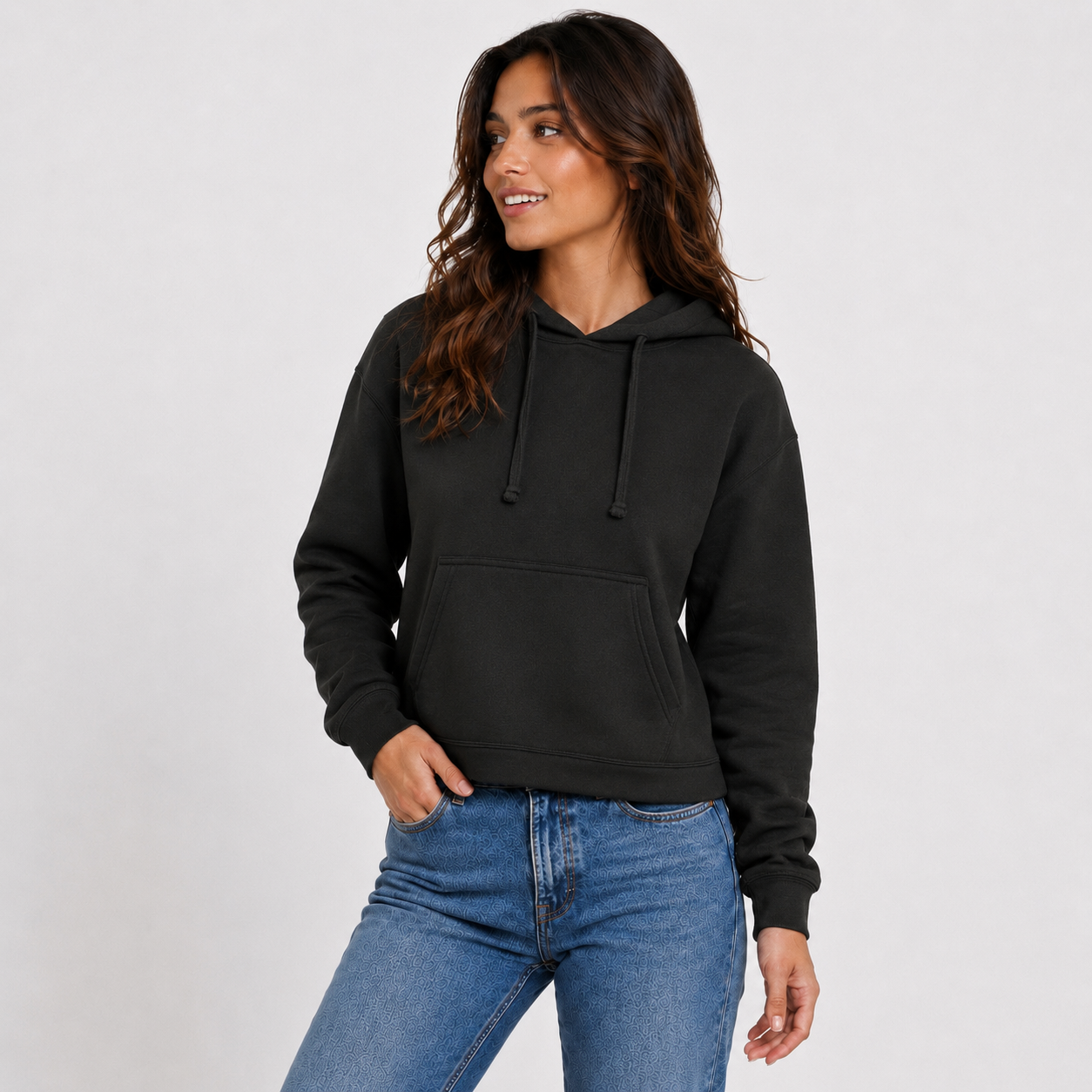 Sweat court femme gamme premium