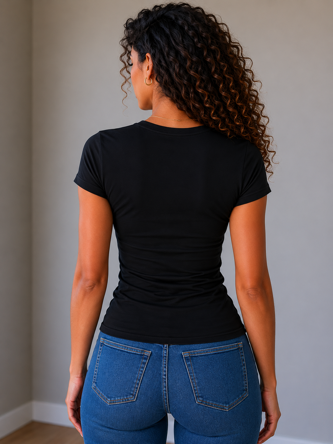T-Sirt col rond femme gamme premium