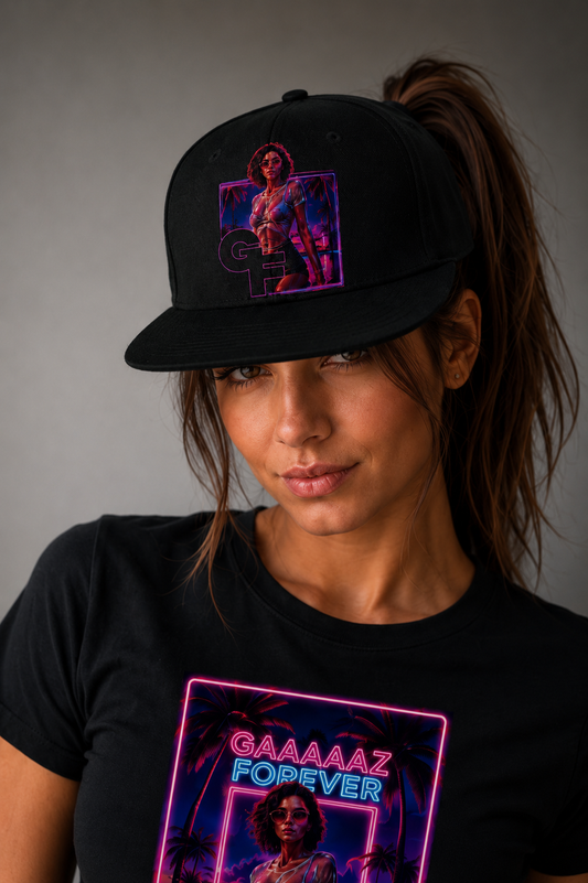 CASQUETTE SNAPBACK 5 PANNEAUX – VISIÈRE PLATE Gamme Premium
